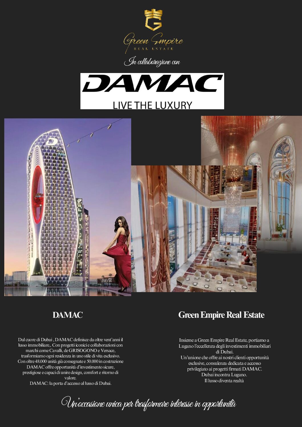 Eleganza Italiana Appartamento 5,5 locali Couture By Cavalli a Dubai