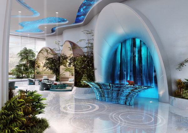 GF Lobby 2 1 Bedroom Apartment for Sale in DAMAC Casa Dubai | Al Sufouh Luxury Living