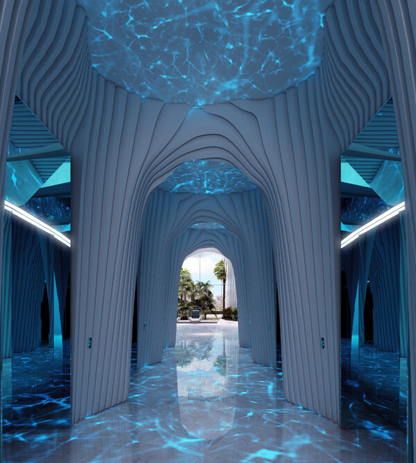 Lift Lobby 1 Bedroom Apartment for Sale in DAMAC Casa Dubai | Al Sufouh Luxury Living